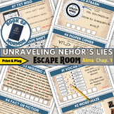 Nehor's Lies Escape Room Printable, Fun for Family & Semin