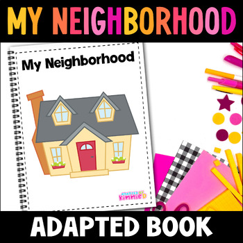 Preview of Neighborhood Special Education Adapted Book Community Geography PreK-K