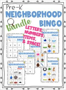 Preview of Neighborhood Bingo - 8 Sets!