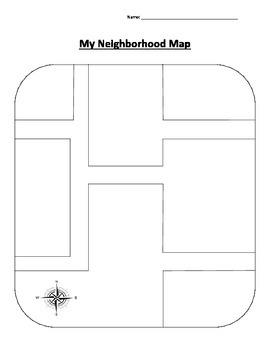 Blank Town Map For Kids