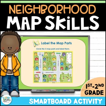 Preview of Neighborhood Map Skills SMARTboard Lesson