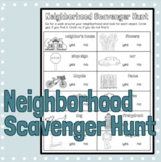 Neighborhood Scavenger Hunt FREEBIE