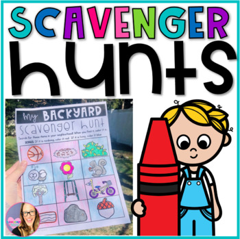Preview of Neighborhood Scavenger Hunt ( Living & Nonliving)