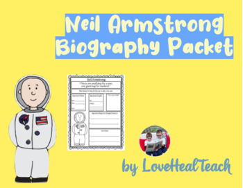 Preview of Neil Armstrong Biography Packet