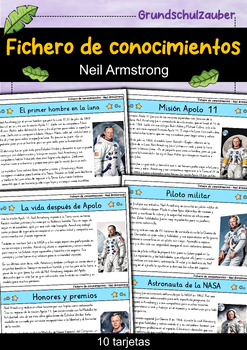 Preview of Neil Armstrong - Fichero de conocimientos - Personajes famosos (Español)
