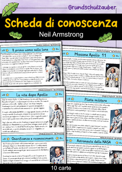 Preview of Neil Armstrong - Scheda di conoscenza - Personaggi famosi (Italiano)
