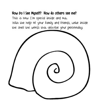 Preview of Neil The Snail Who Left His Shell Worksheet