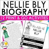 Nellie Bly Biography Activities Graphic Organizers Women's