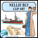 Nellie Bly Women in History Clip Art