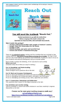 Preview of Nelson Language Arts Book G: Reach Out. Complete student's workbook.
