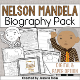 Nelson Mandela Biography Pack - Digital Biography Activity