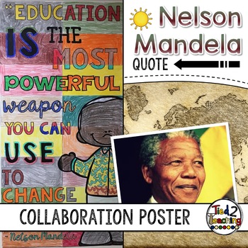 Nelson Mandela on Freedom and Respect Classroom Poster Motivational  Print 12x18 