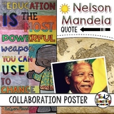 Black History Month Art Project Collaborative Poster Nelso