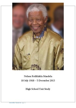 Preview of Nelson Mandela High School Unit Study