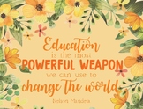 Nelson Mandela Motivational/Inspirational Poster