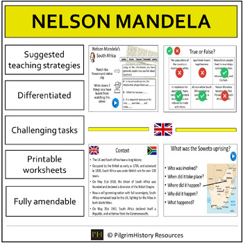 Preview of Nelson Mandela and Apartheid