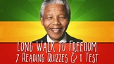 Nelson Mandela's Long Walk to Freedom Reading Quizzes & Test