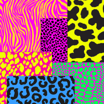 neon zebra print backgrounds