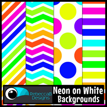 20 Bright Neon Color Circle Dot Digital Border Scrapbook Paper Border Photo Overlay Instant Download Bundle