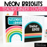 Neon Brights Class Decor | Teacher Binder or Planner Cover