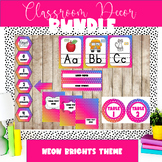 Neon Brights Classroom Decor