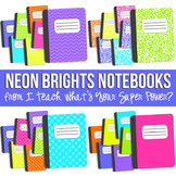 Neon Brights Notebook Set