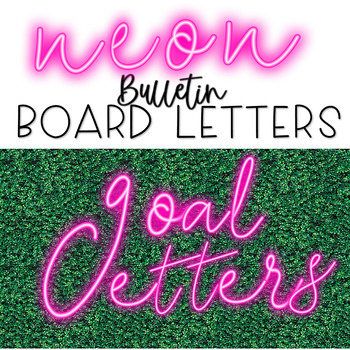 Preview of Neon Bulletin Board Letters