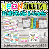 Neon Cheetah Math Tools & Vocab.