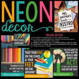 Neon Classroom Decor Bundle: Extreme Makeover Classroom Edition