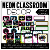 Neon Classroom Decor Set