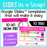 Neon Digital Slideshow Templates | Editable | Google Slides™