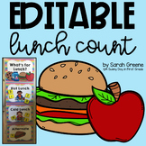 EDITABLE Lunch Count Display