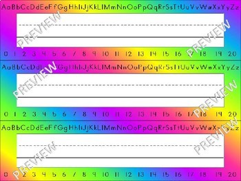 Neon Name Plates Desktop Name Tags with alphabet and numbers and blank ...