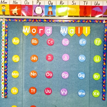 Neon Rainbow Word Wall Headers by Tales From Miss D | TpT