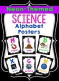 Neon Scientific Alphabet Posters