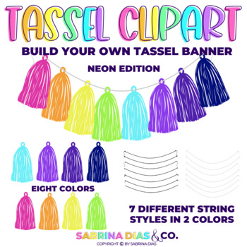 Rainbow Tassel Garland Clipart Graphics Graphic By