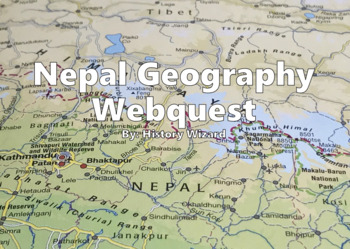 Preview of Nepal Geography Webquest