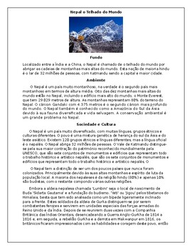 Preview of Nepal o Telhado do Mundo/Nepal the Roof of the World (Portugues/Portuguese)