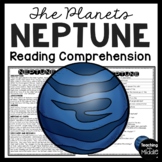 Planet Neptune Informational Text Reading Comprehension Wo