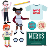 Nerd Kids Clip Art Set