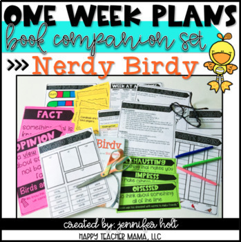 Preview of Nerdy Birdy Book Companion | Full Week of Plans | Easy PREP!!