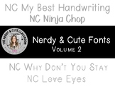Nerdy and Cute FONTS Volume 2