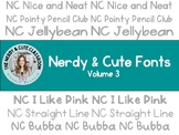 Nerdy and Cute FONTS Volume 3