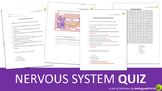 Nervous System Quiz