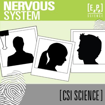 Preview of Nervous System Review Activity | CSI Science Mystery Game