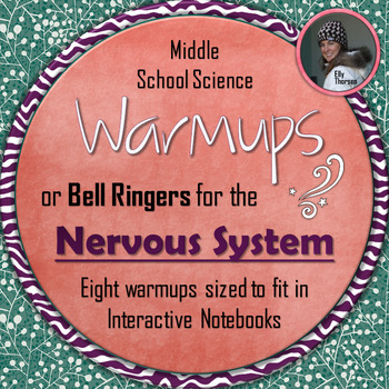 Preview of Nervous System Warmups or Bell Ringers