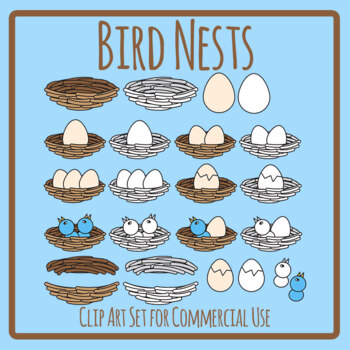 baby bird nest clip art