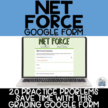 Preview of Net Force Google Form