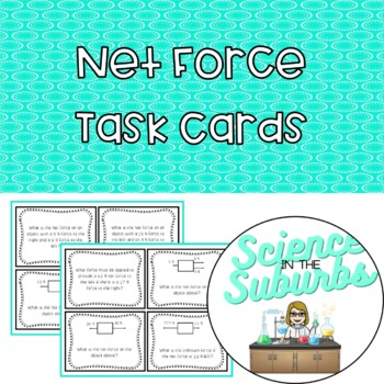 Preview of Net Force Task Cards