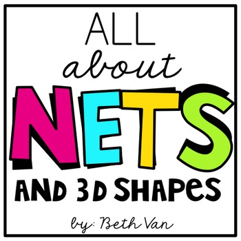 Preview of Nets and 3d Shapes Posters and Activities